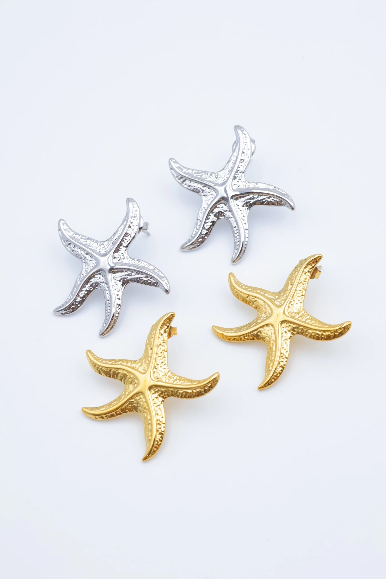 Boucles d'oreilles en acier inoxydable - DORÉ