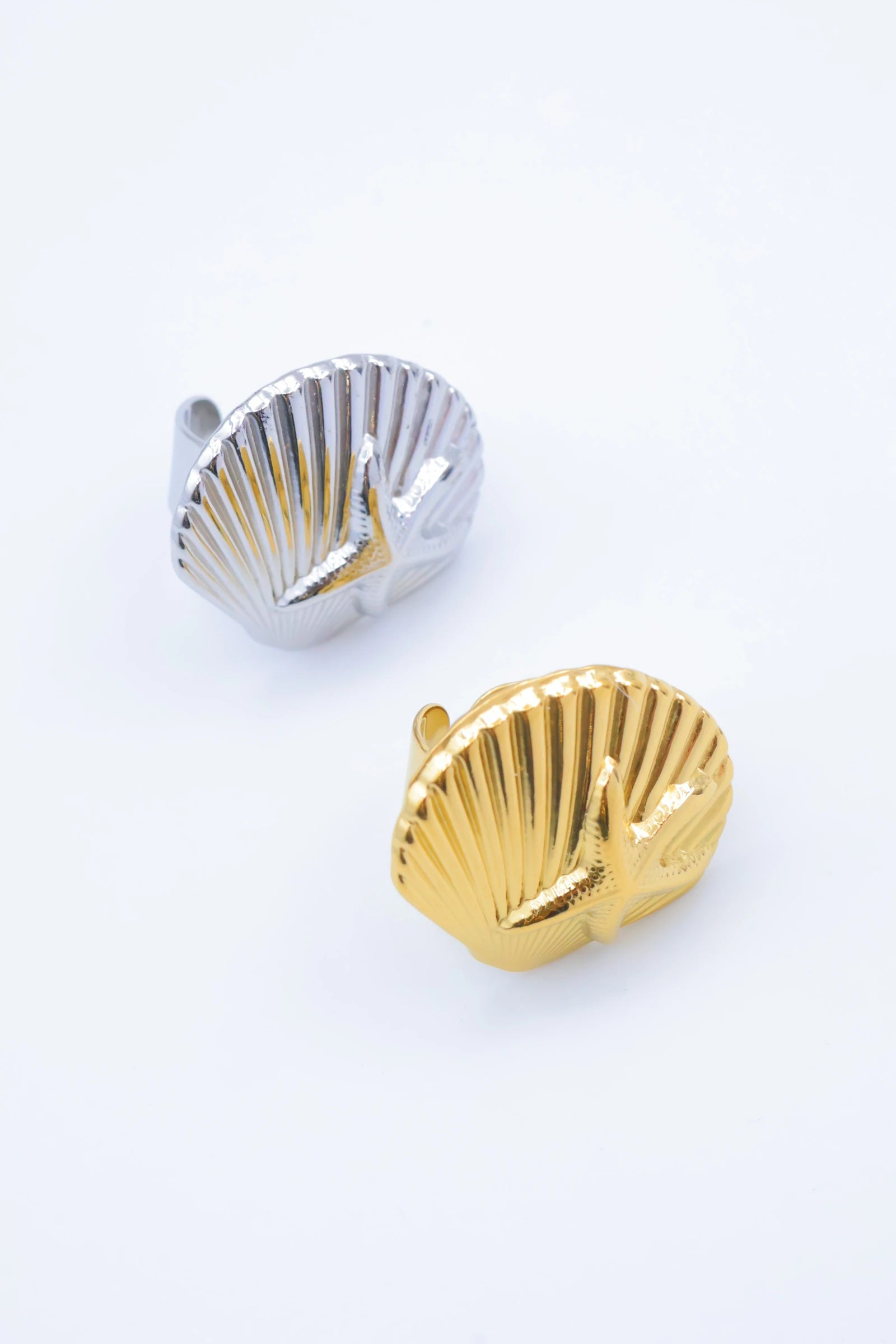 Bague en acier inoxydable ajustable - DORÉ