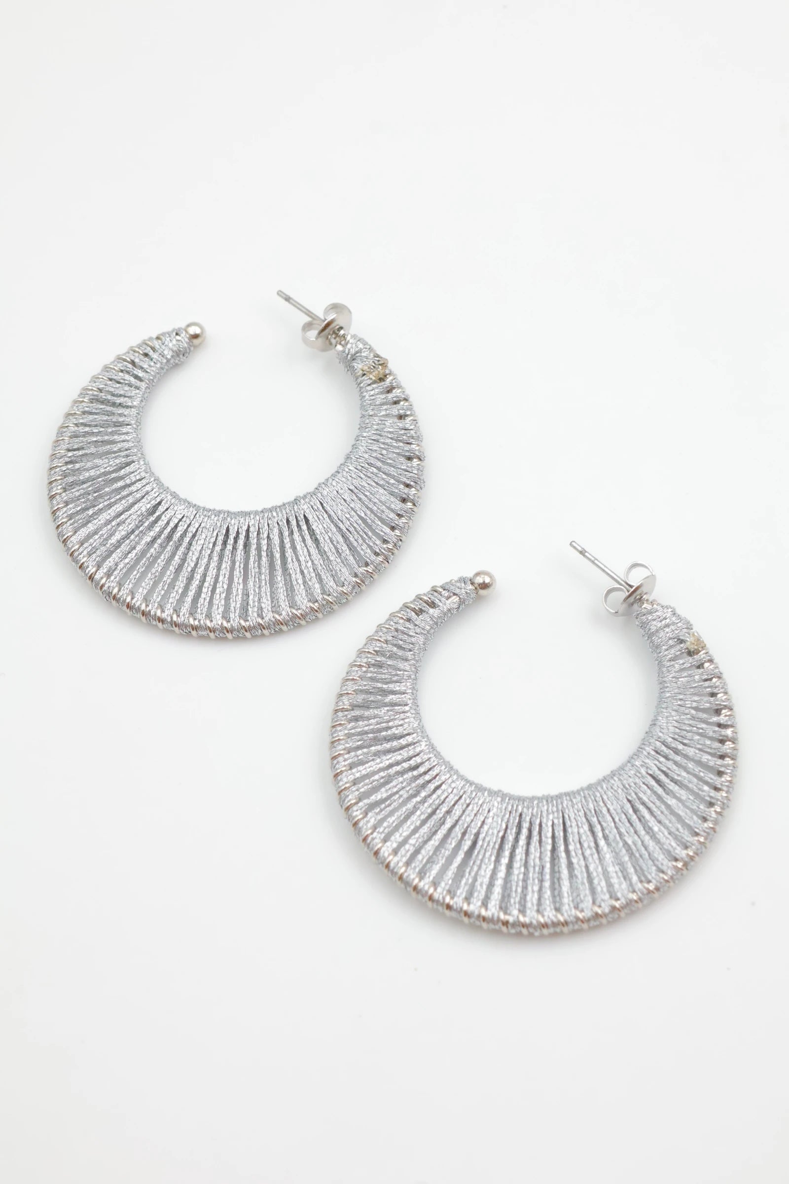 Boucles d'oreilles en acier inoxydable - ARGENT