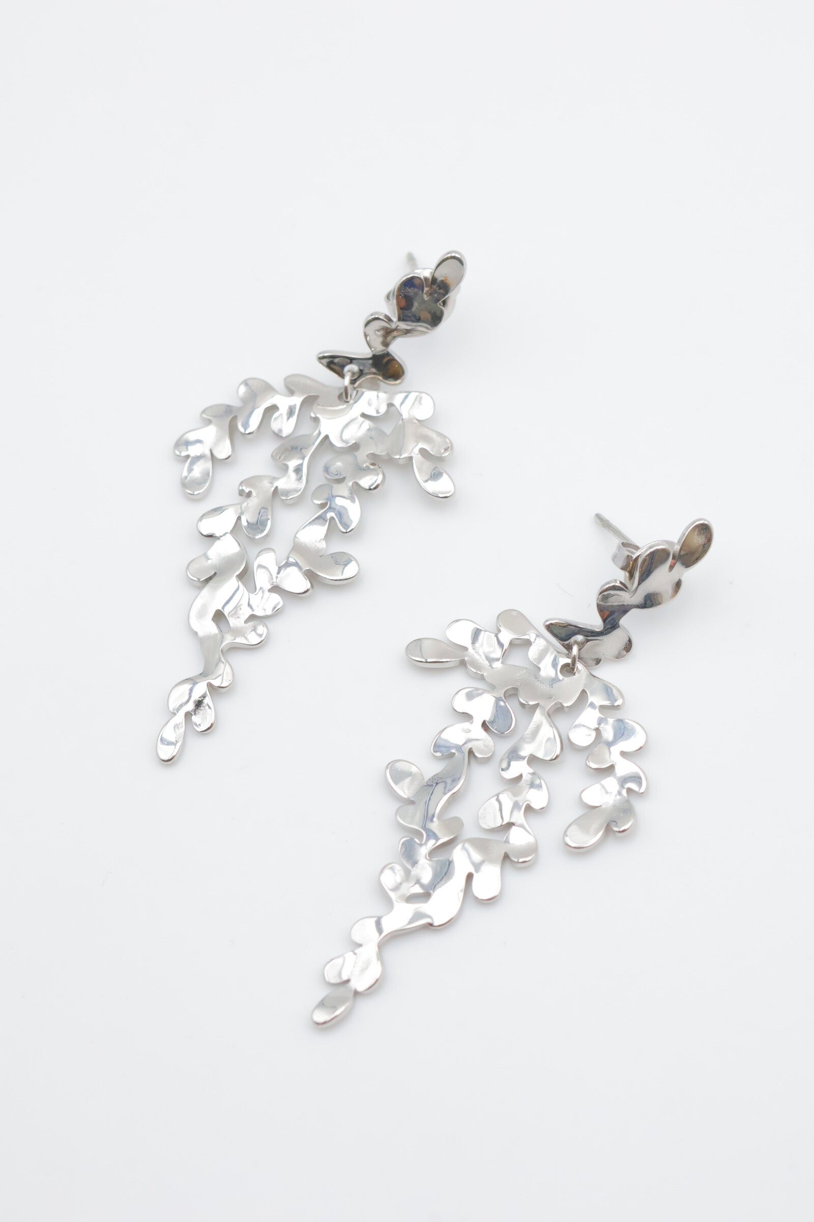 Boucles d'oreilles en acier inoxydable - ARGENT