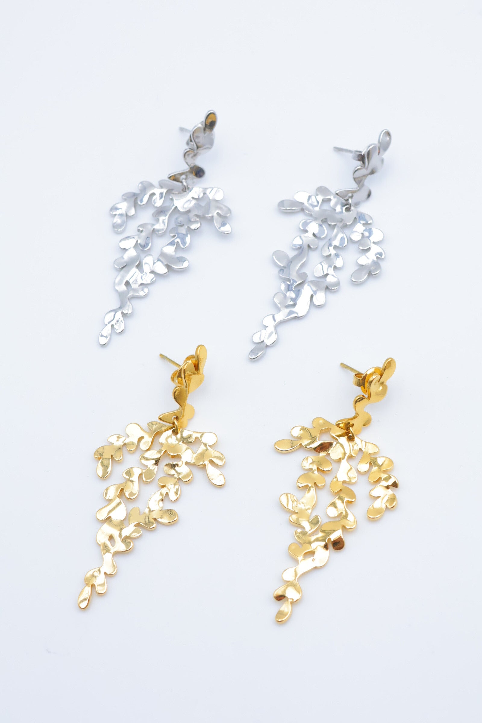 Boucles d'oreilles en acier inoxydable - DORÉ