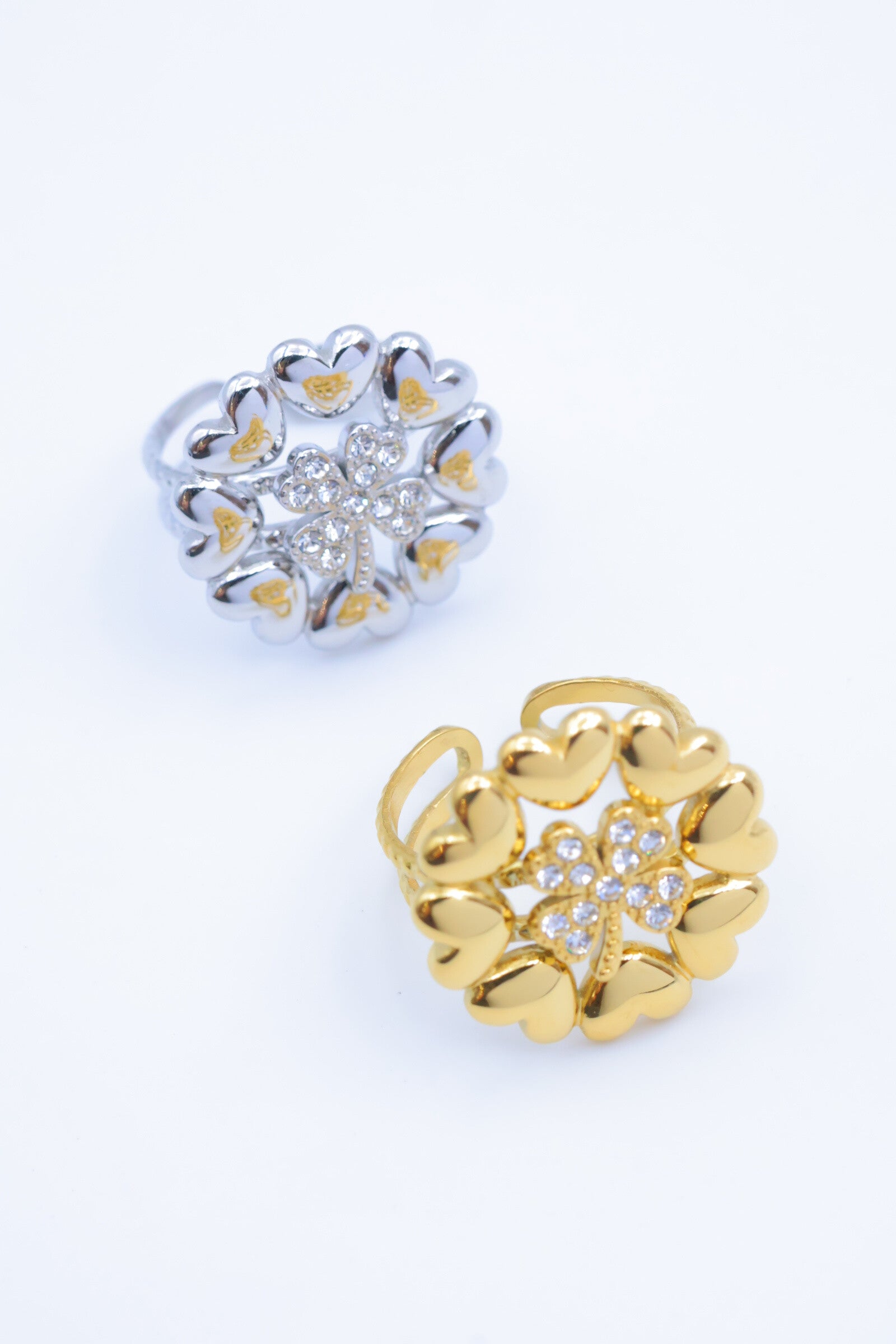 Bague en acier inoxydable ajustable - DORÉ