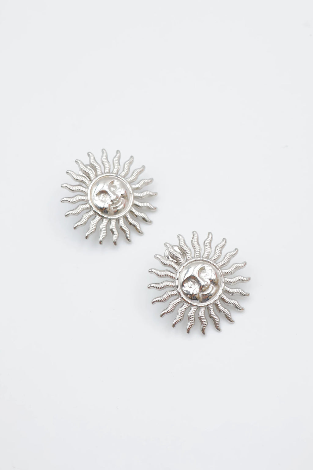Boucles d'oreilles en acier inoxydable - ARGENT