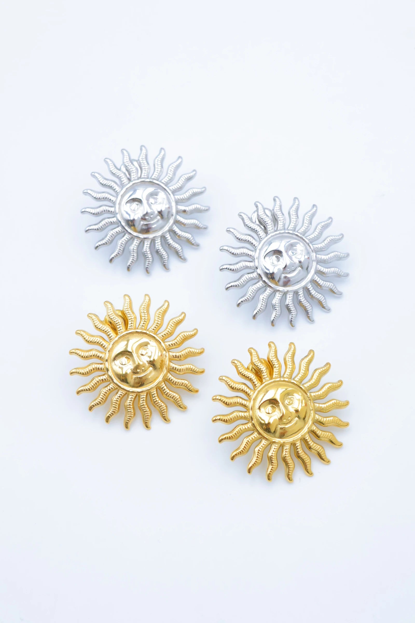 Boucles d'oreilles en acier inoxydable - DORÉ