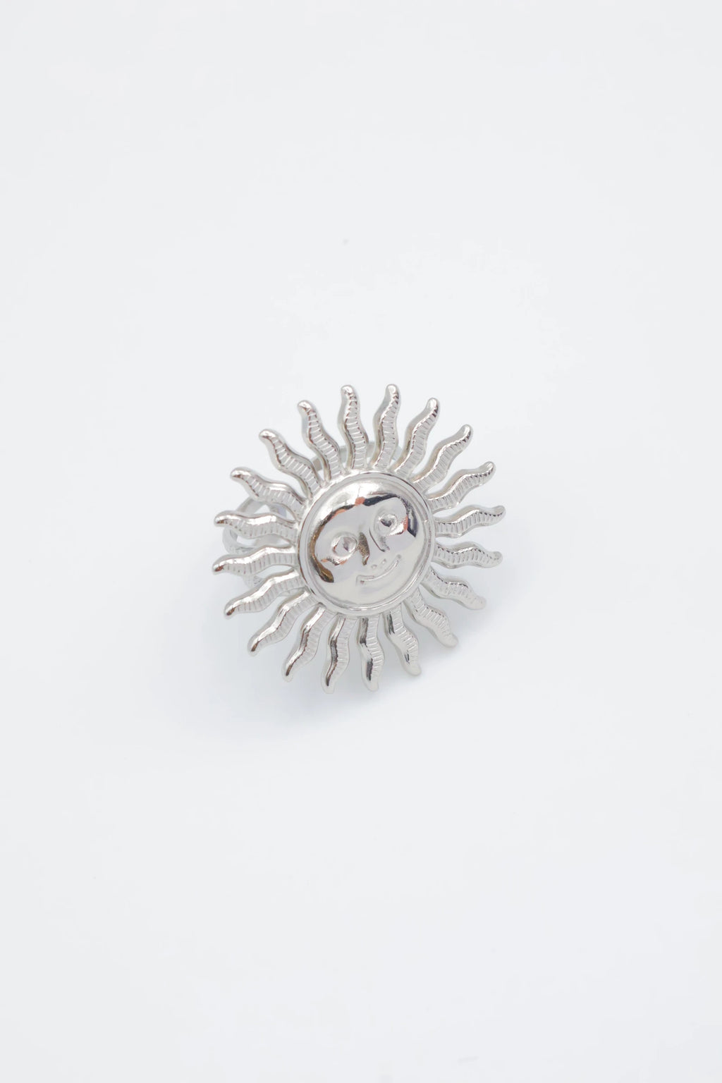 Bague en acier inoxydable ajustable - ARGENT