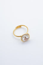 Bague en acier inoxydable ajustable - BLANC
