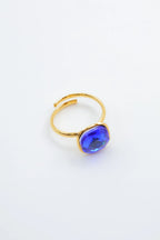 Bague en acier inoxydable ajustable - BLEU