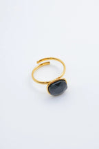 Bague en acier inoxydable ajustable - NOIR