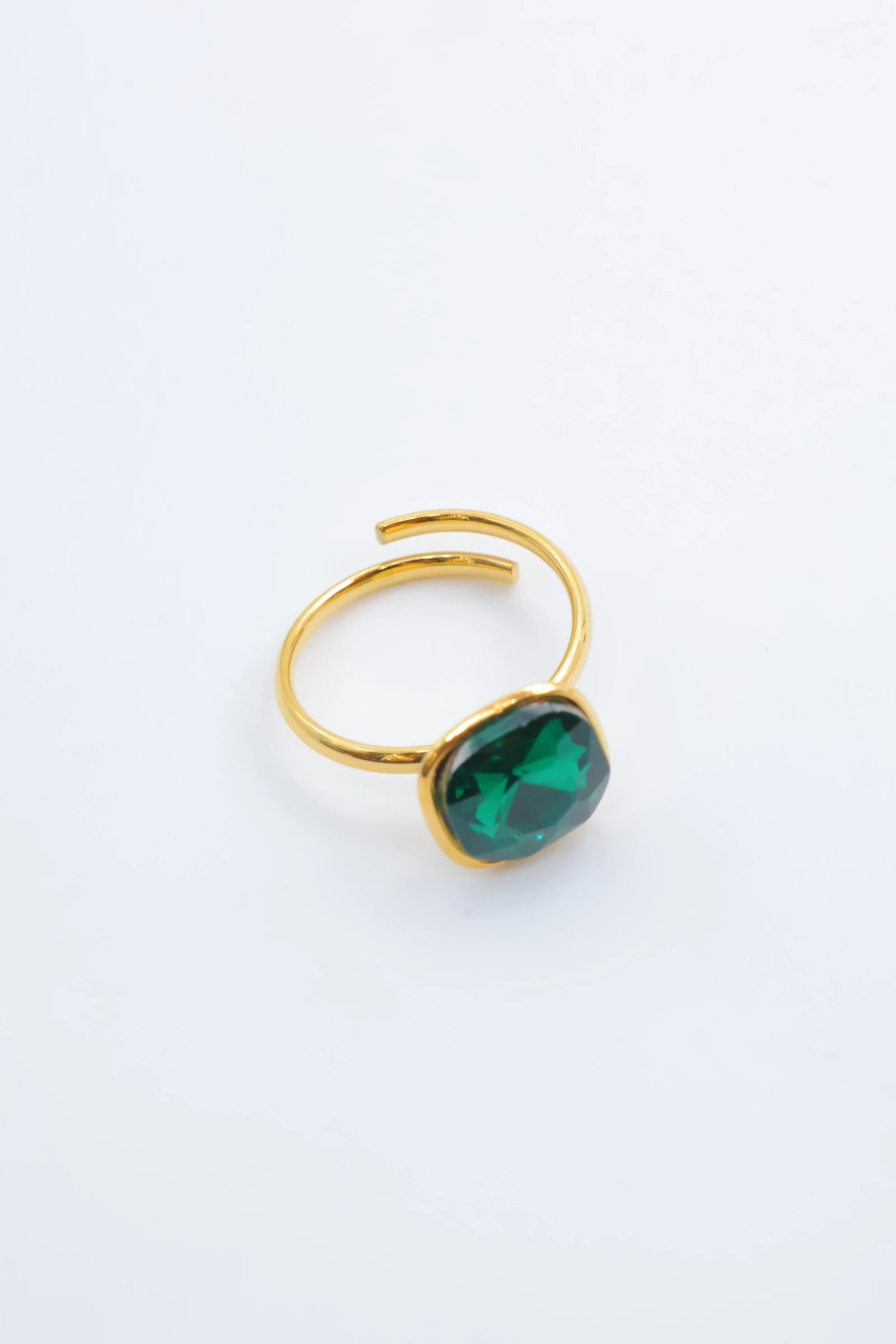 Bague en acier inoxydable ajustable - VERT