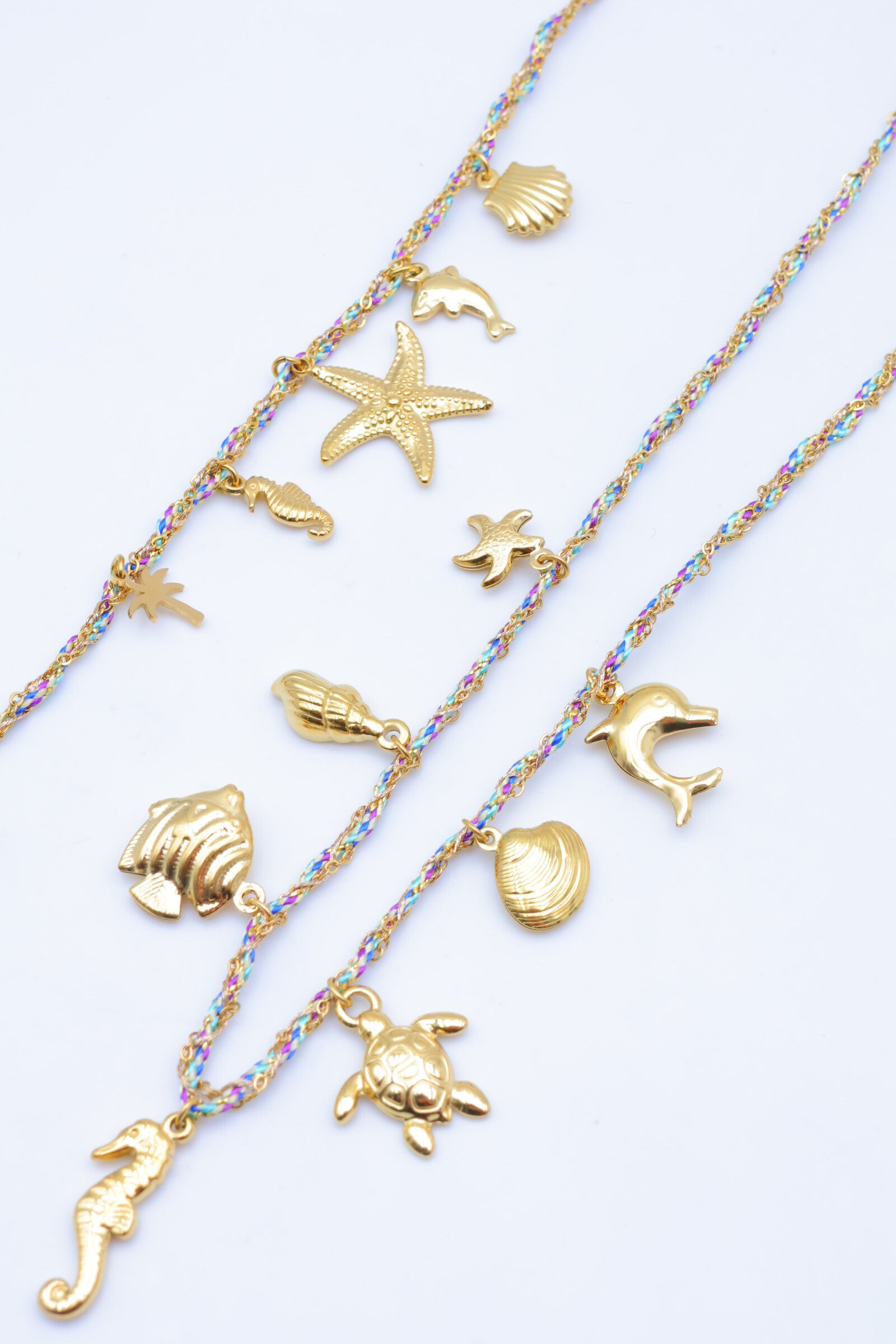 Parure de bijoux en acier inoxydable - MULTICOLORE