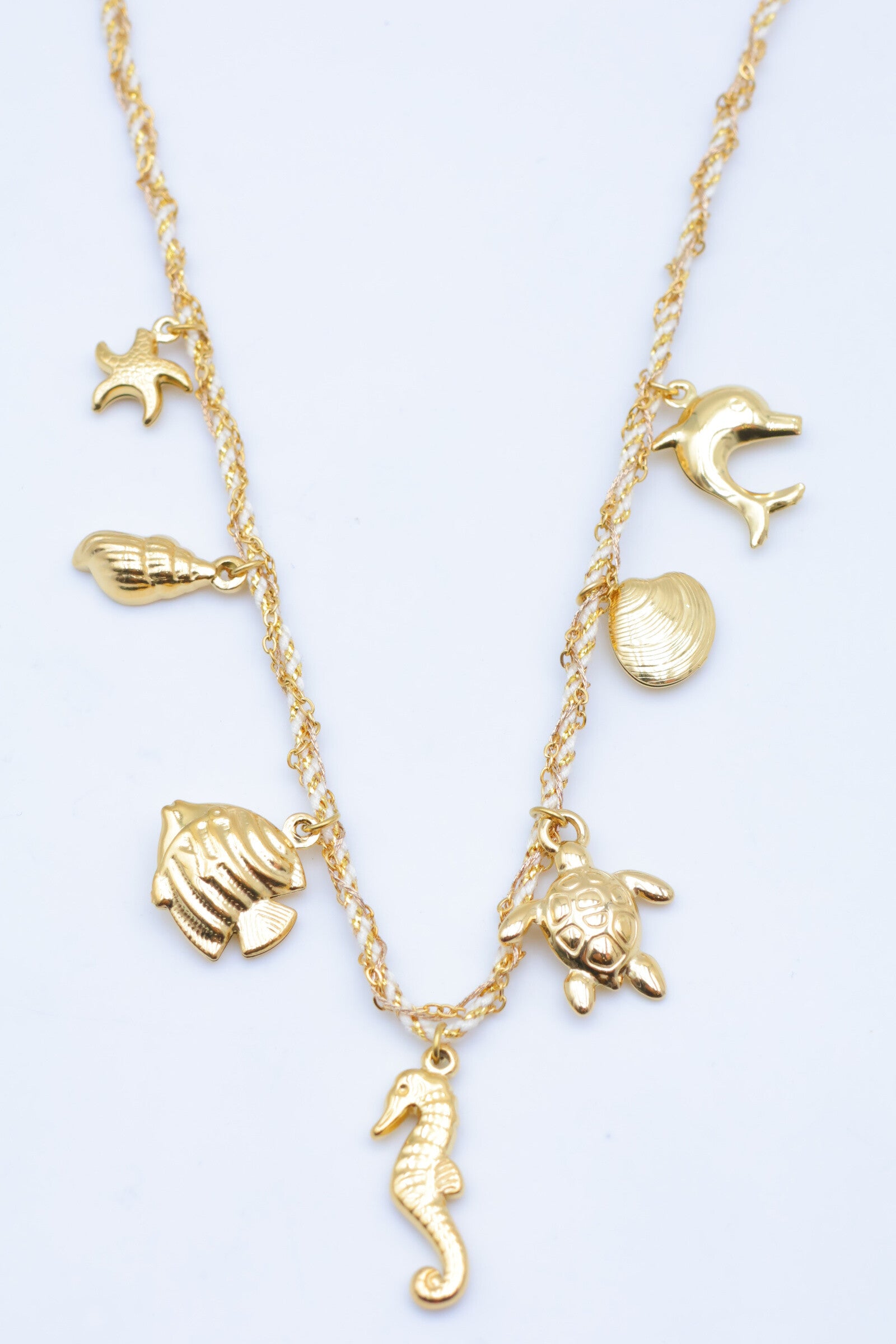 Collier en acier inoxydable - BLANC