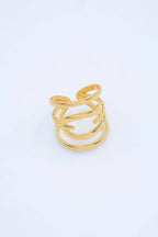 Bague en acier inoxydable ajustable - DORÉ