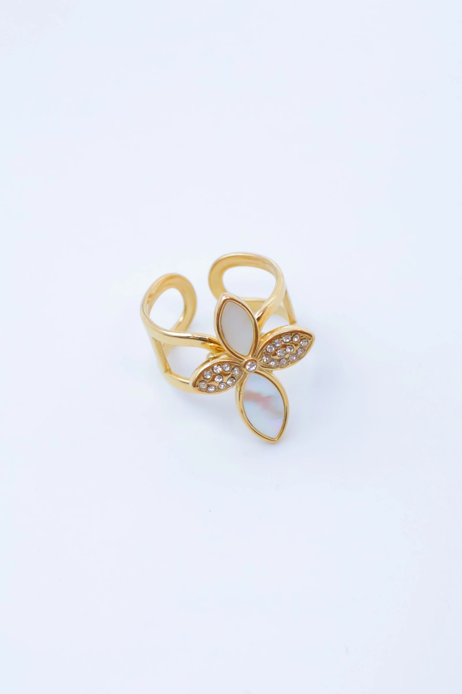 Bague en acier inoxydable ajustable - DORÉ