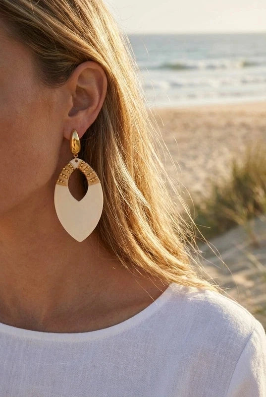 Boucles d’oreilles en acier inoxydable