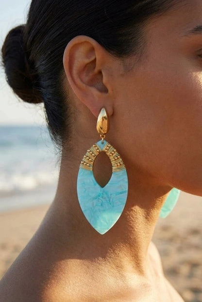 Boucles d’oreilles en acier inoxydable