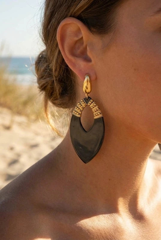 Boucles d’oreilles en acier inoxydable