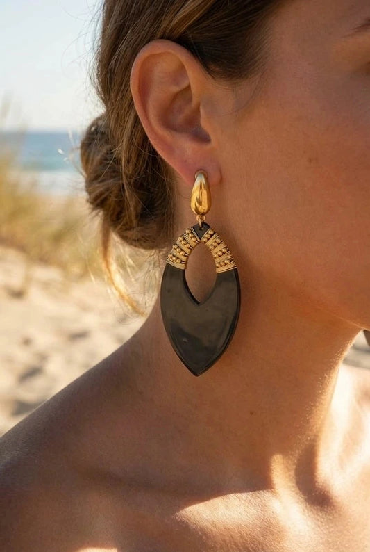 Boucles d’oreilles en acier inoxydable
