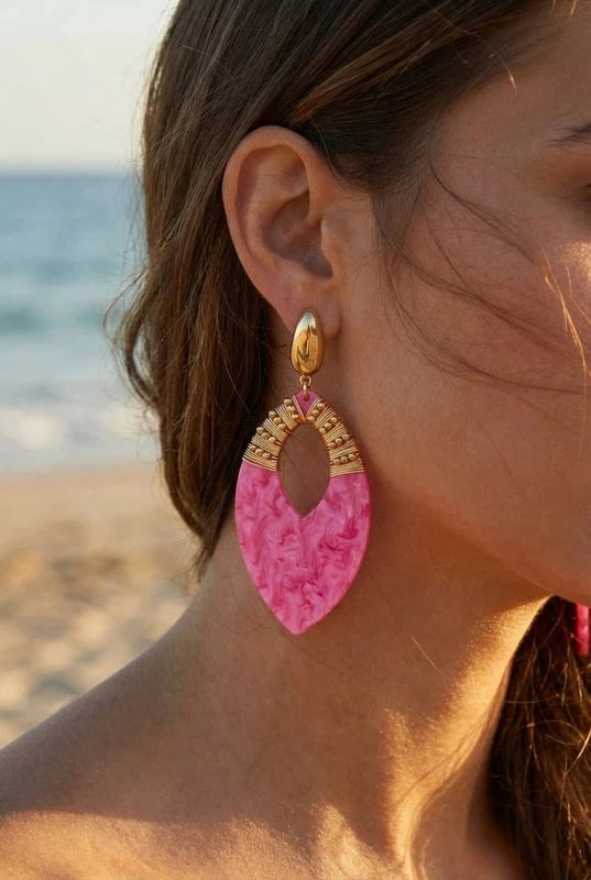 Boucles d’oreilles en acier inoxydable