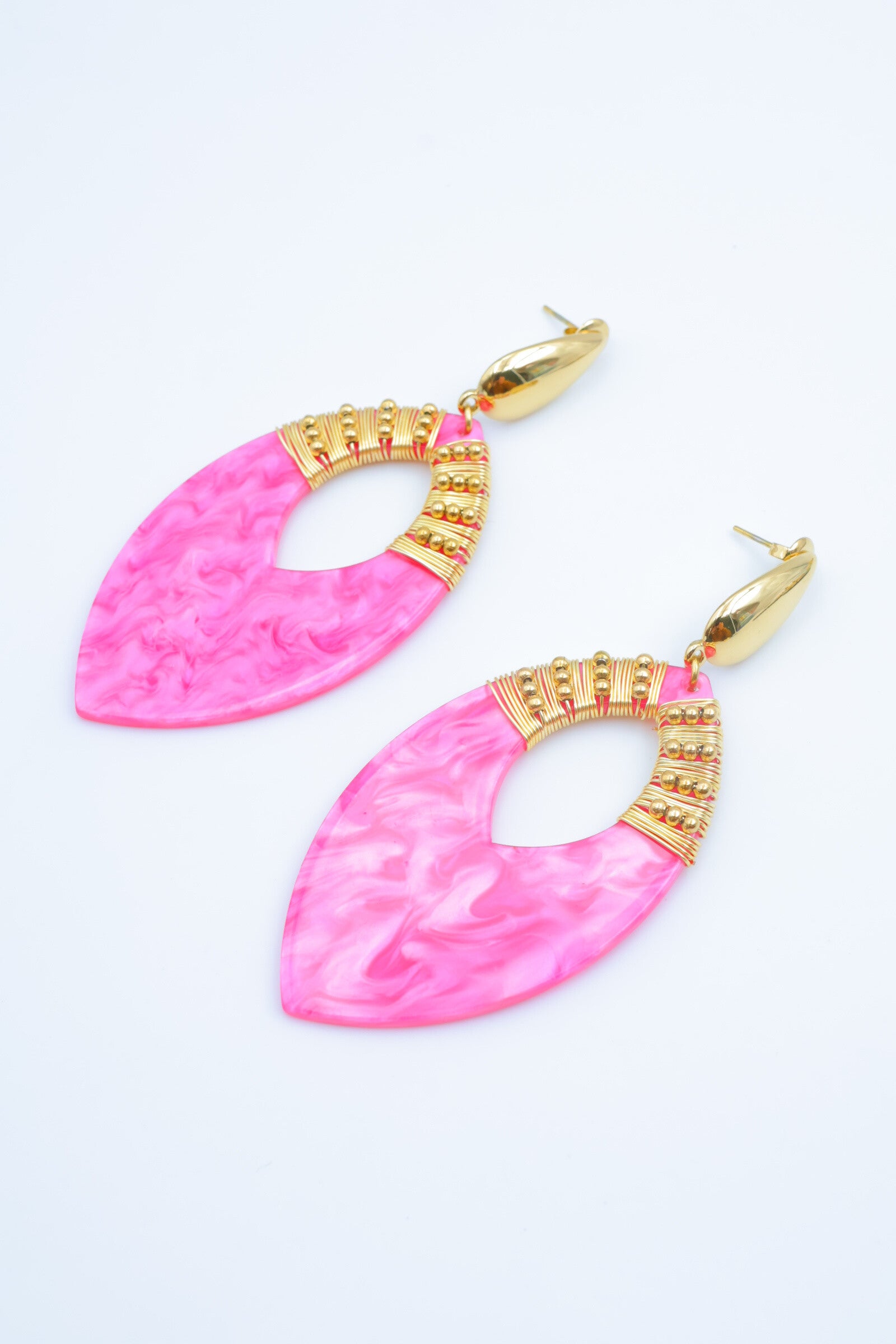 Boucles d'oreilles en acier inoxydable - ROSE