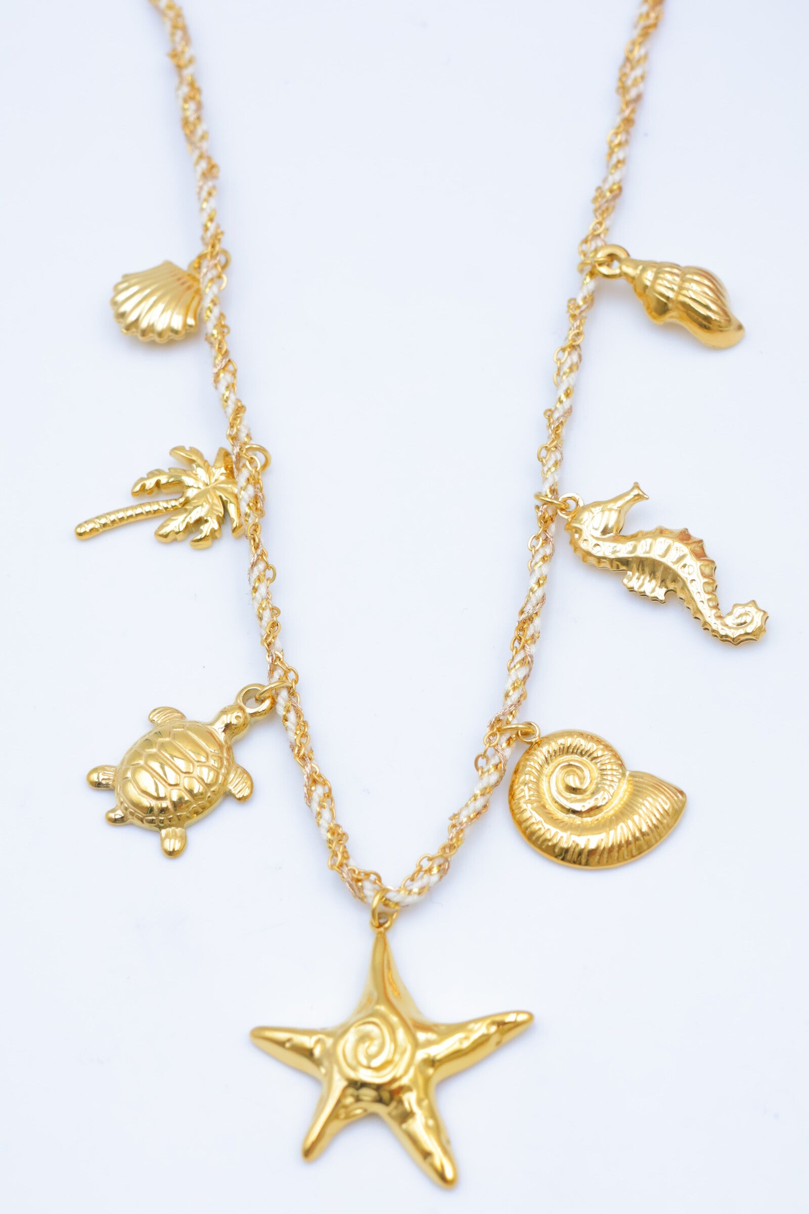 Collier en acier inoxydable - BLANC