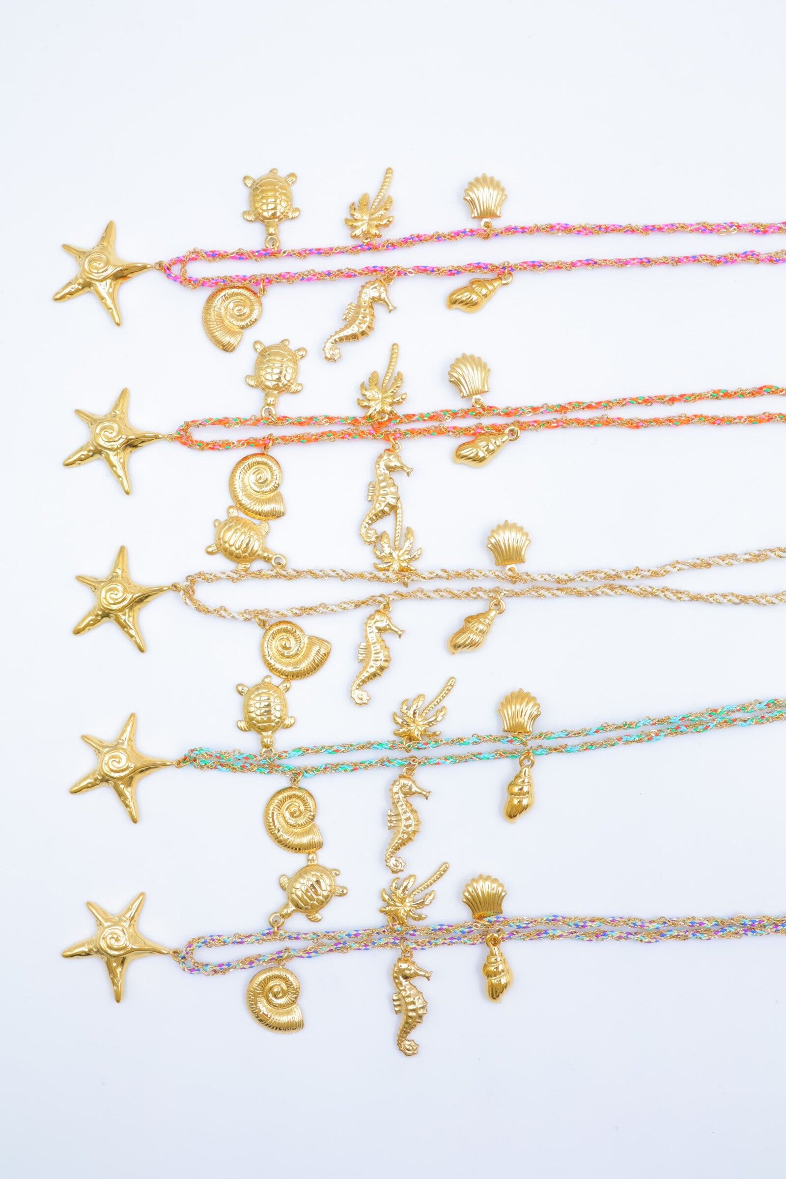 Collier en acier inoxydable - MULTICOLORE