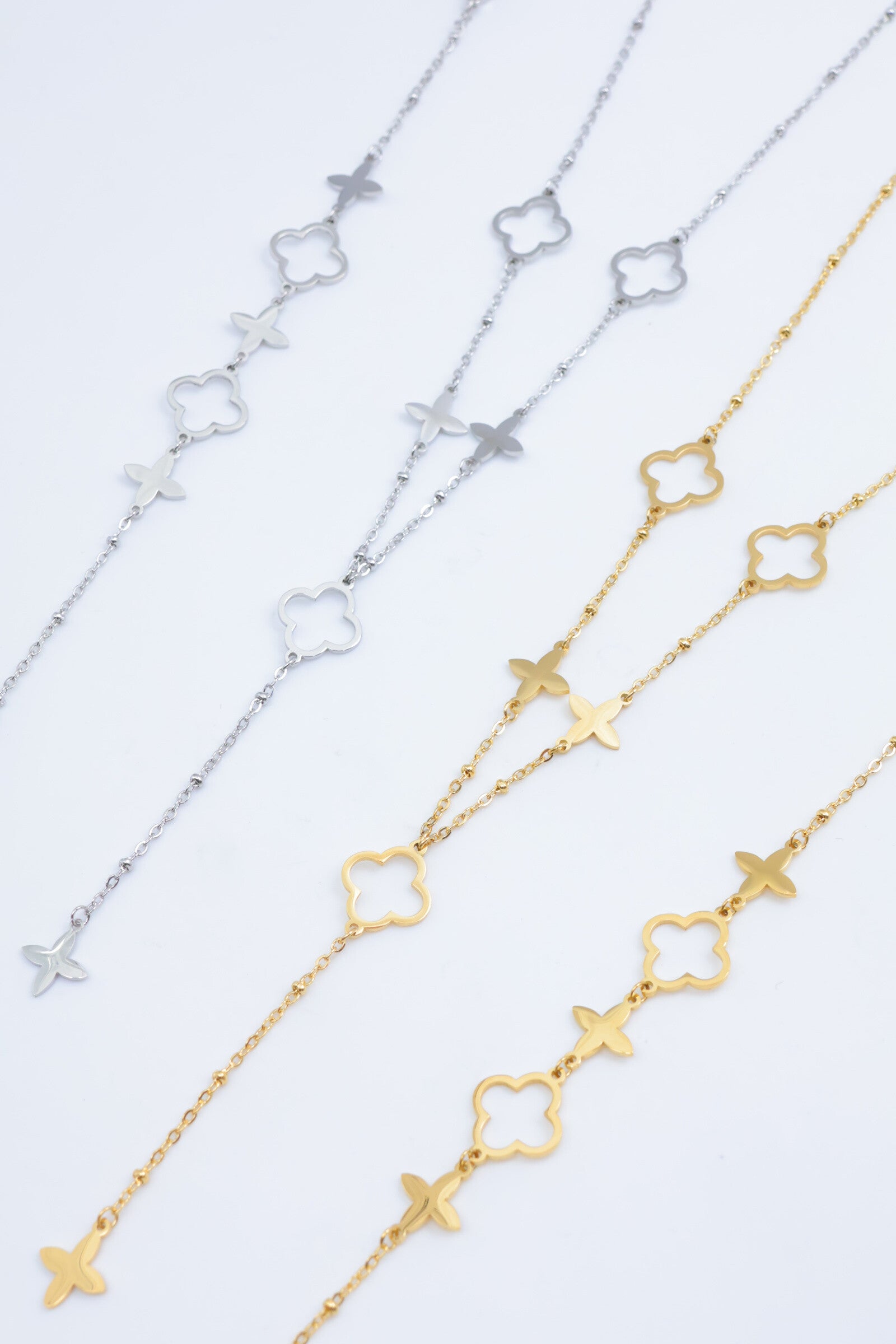 Parure de bijoux en acier inoxydable - DORÉ