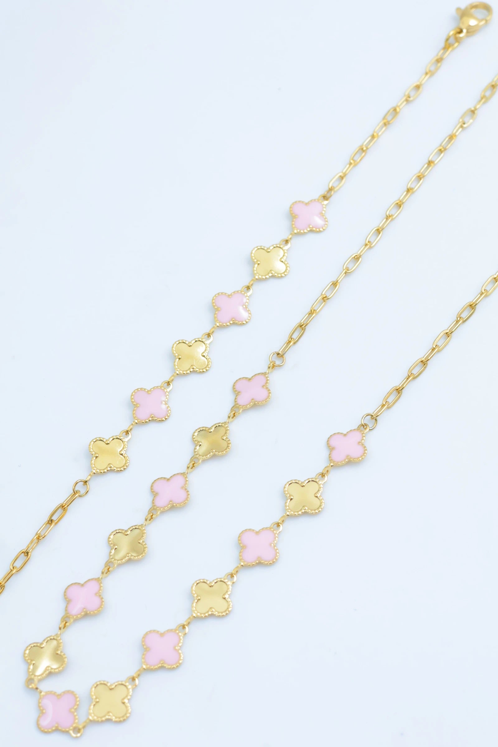 Parure de bijoux en acier inoxydable - ROSE