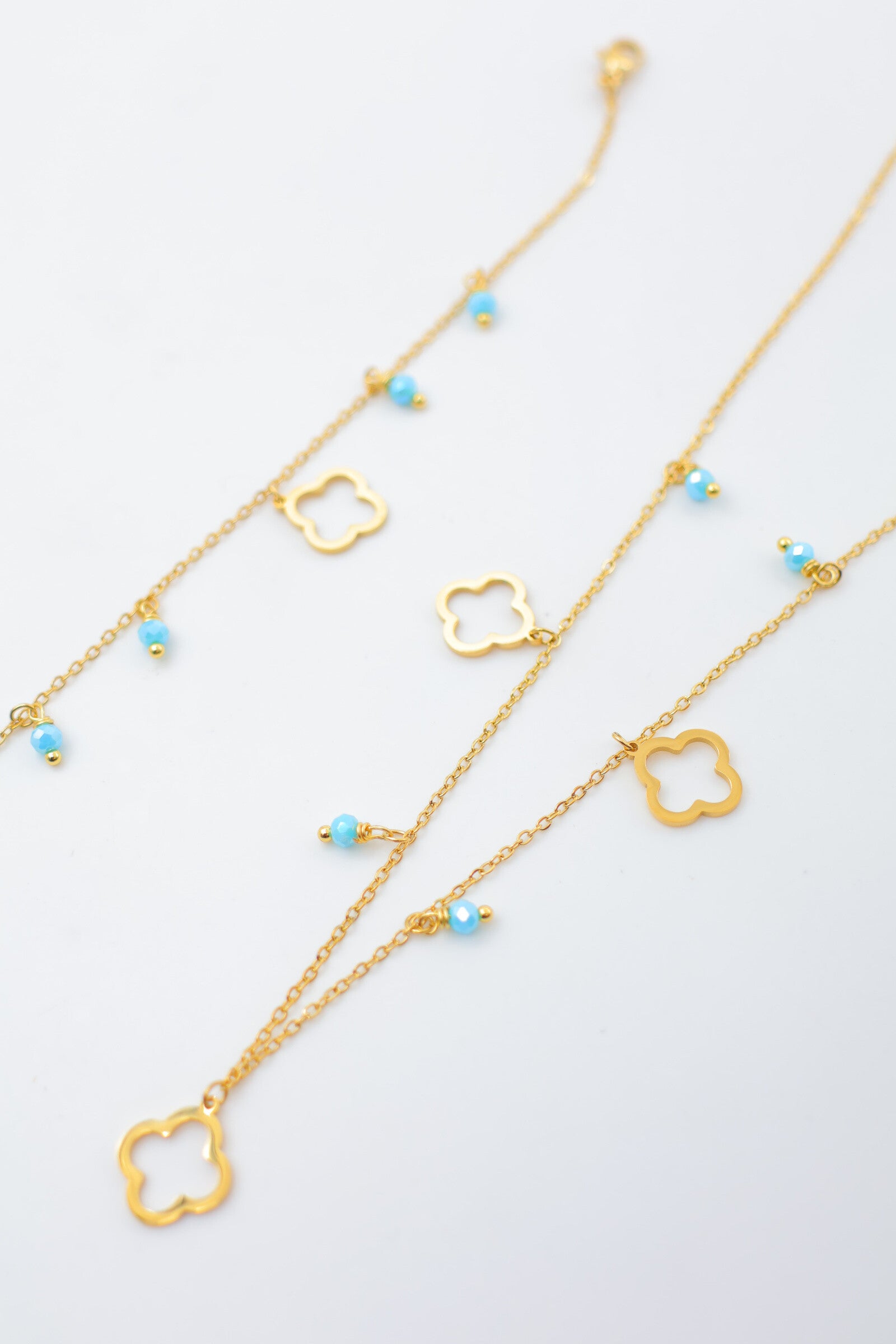 Parure de bijoux en acier inoxydable - BLEU