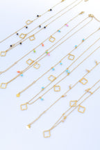 Parure de bijoux en acier inoxydable - MULTICOLORE