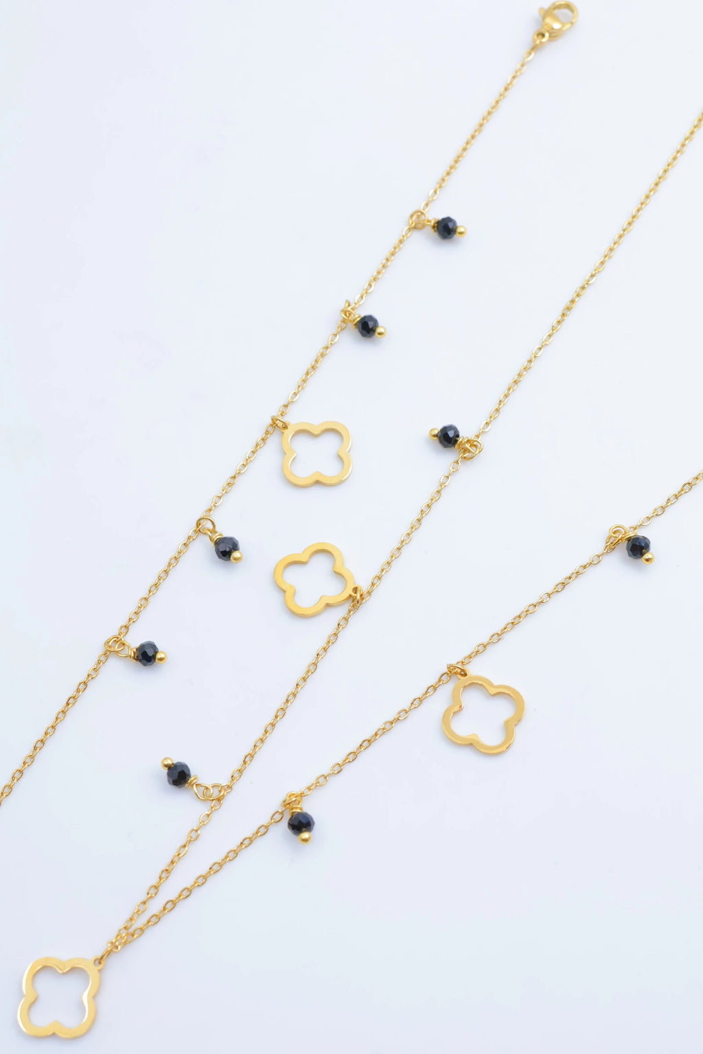 Parure de bijoux en acier inoxydable - NOIR