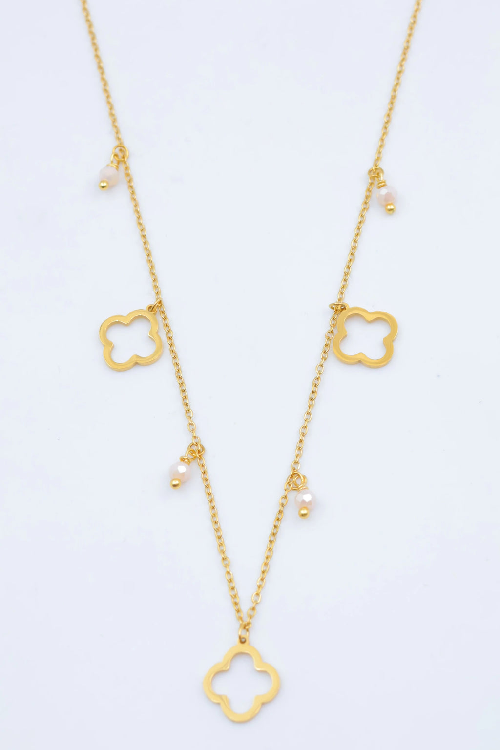 Collier en acier inoxydable - BLANC