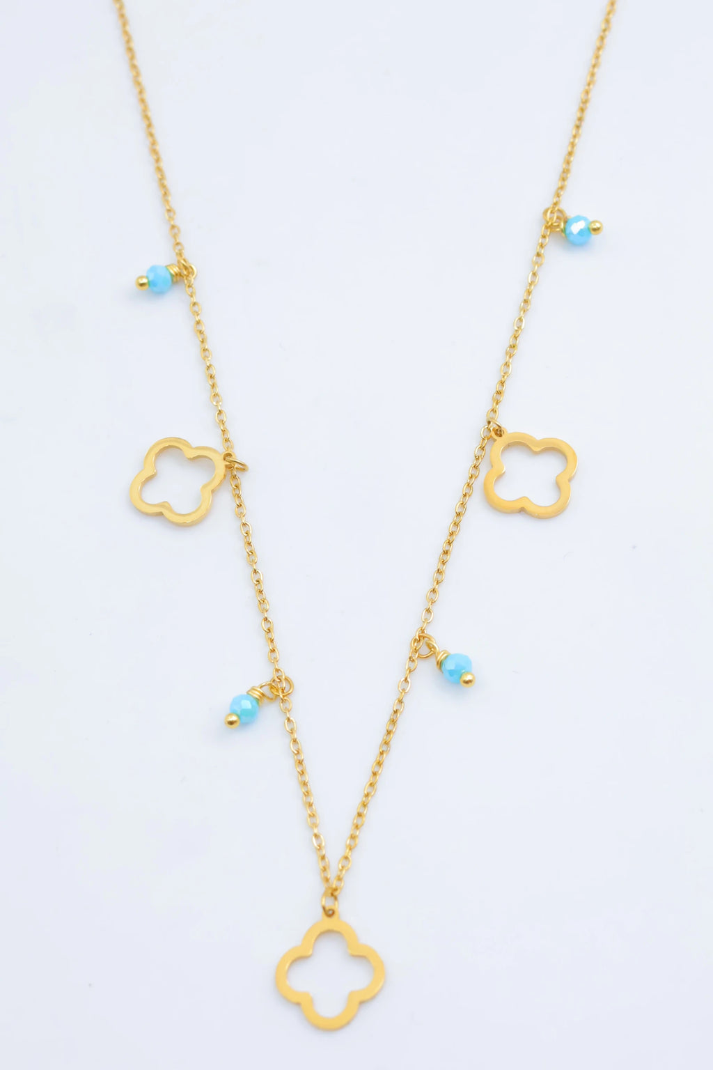 Collier en acier inoxydable - BLEU