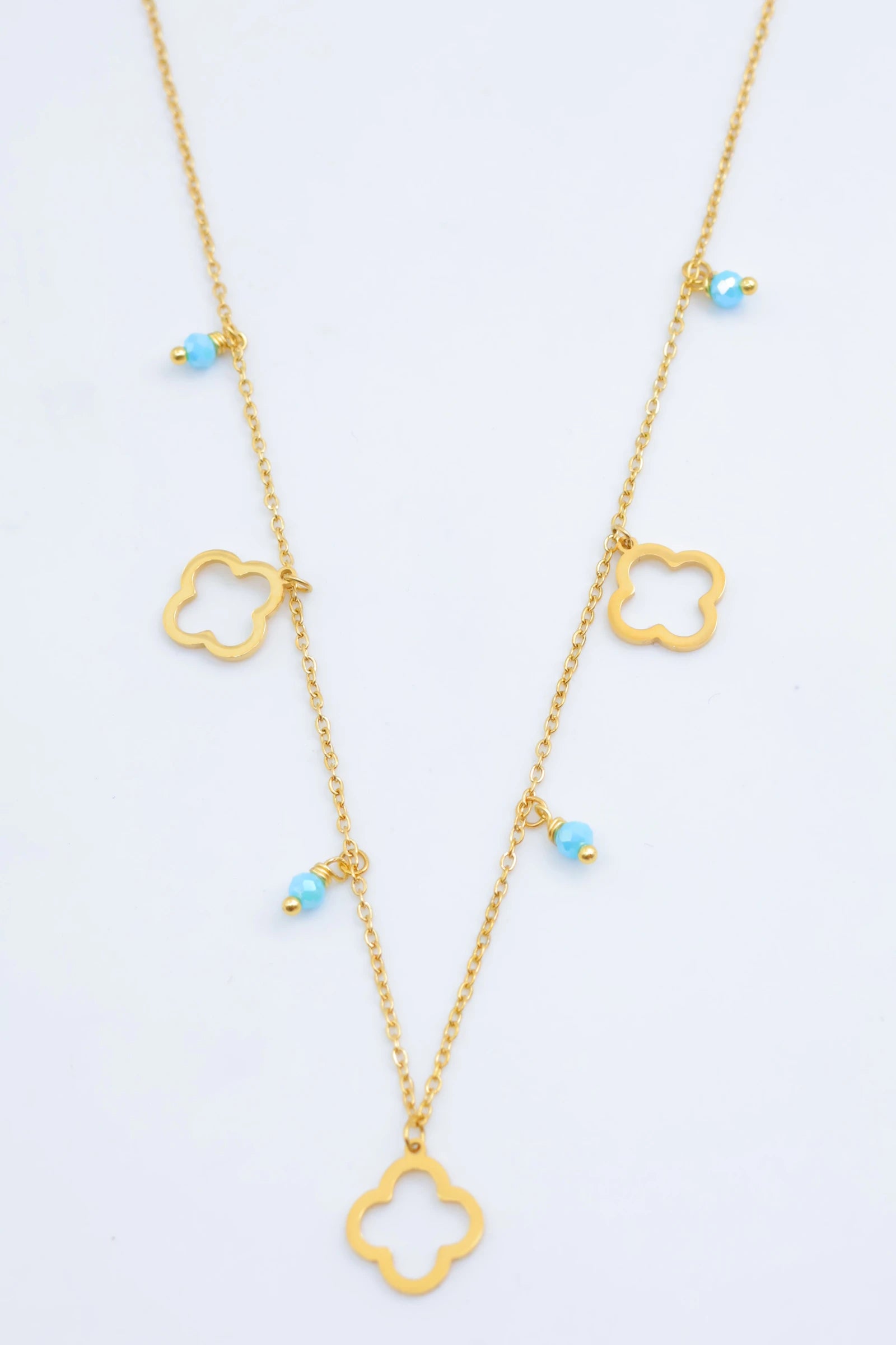 Collier en acier inoxydable - BLEU