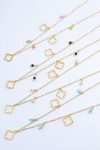 Collier en acier inoxydable - MULTICOLORE