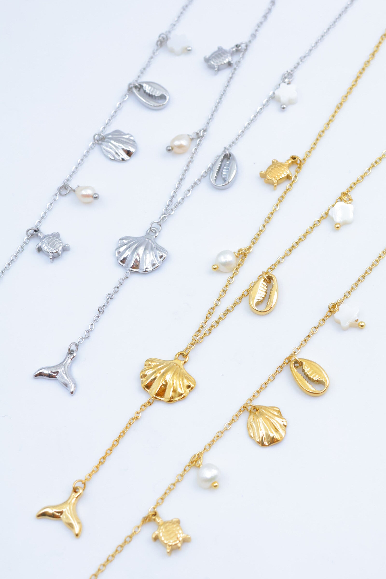 Parure de bijoux en acier inoxydable - DORÉ