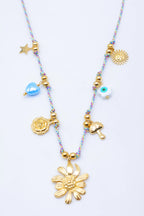 Collier en acier inoxydable - MULTICOLORE