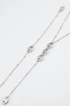 Parure de bijoux en acier inoxydable - ARGENT