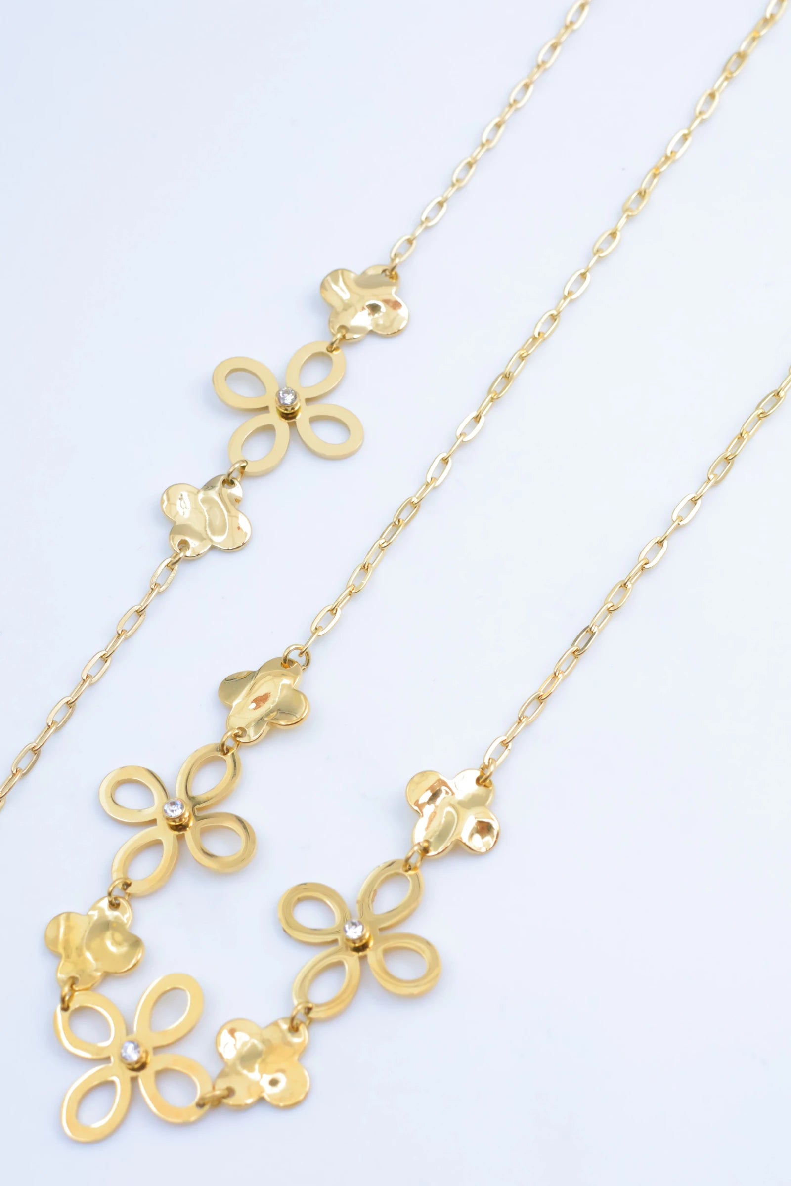 Parure de bijoux en acier inoxydable - DORÉ