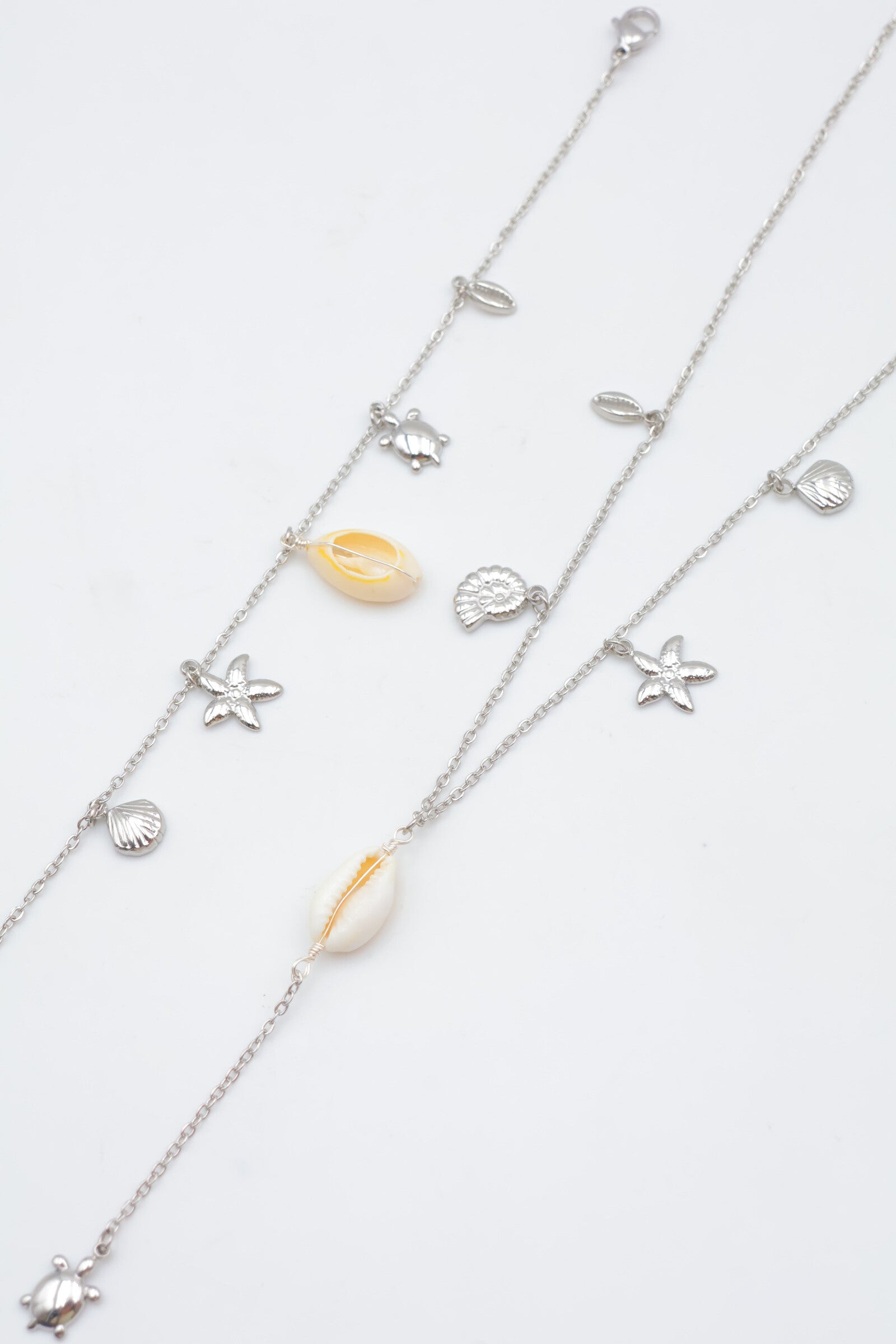 Parure de bijoux en acier inoxydable - ARGENT