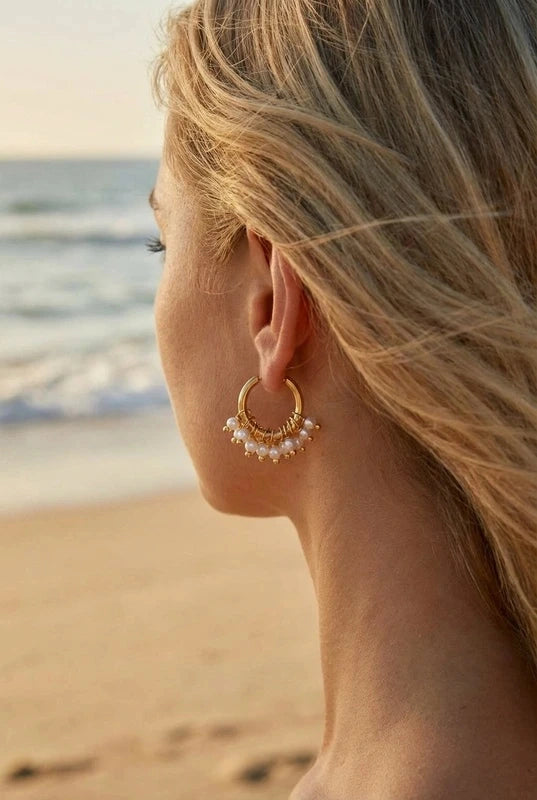 Boucles d’oreilles en acier inoxydable