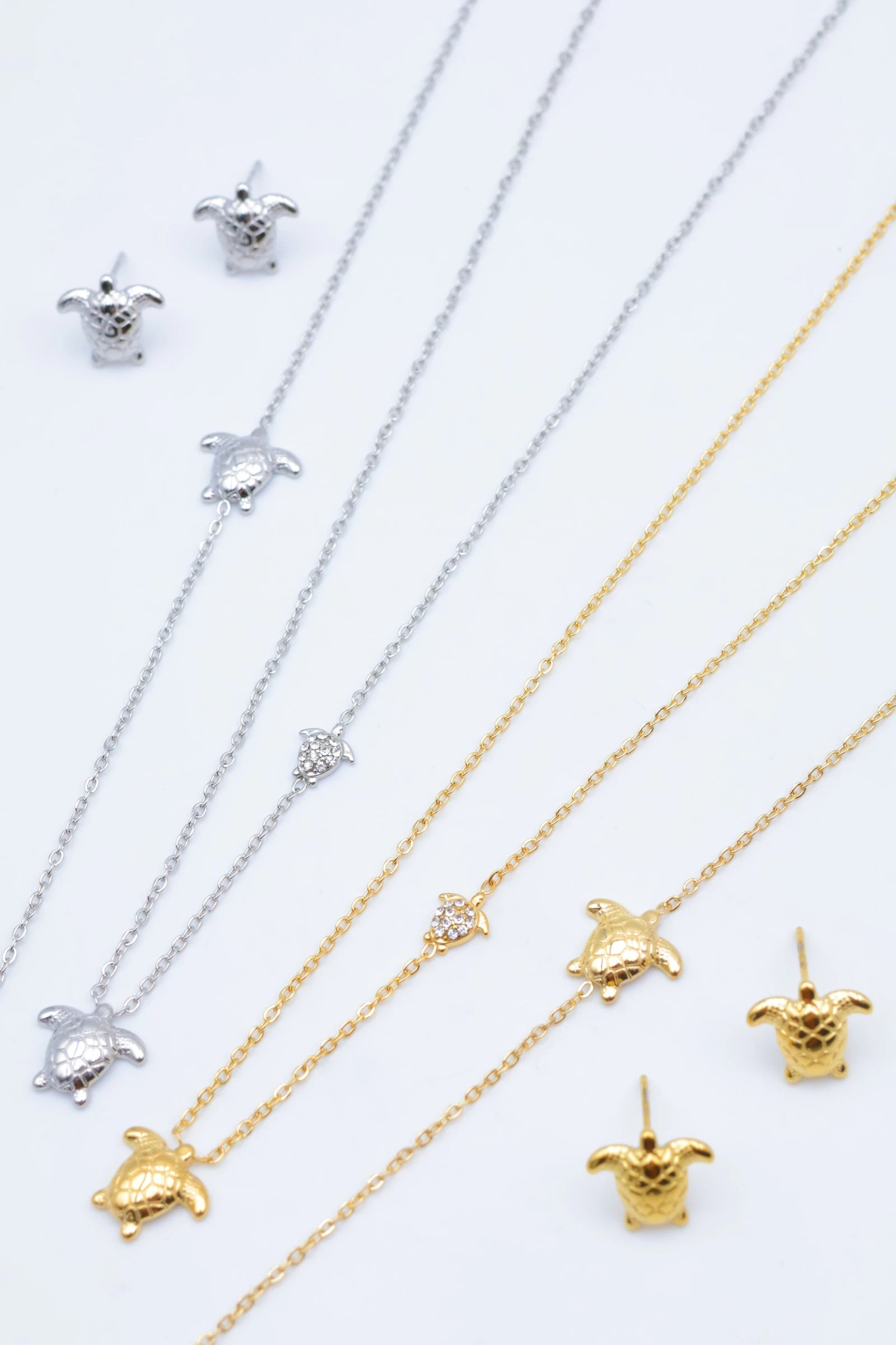 Parure de bijoux en acier inoxydable - DORÉ