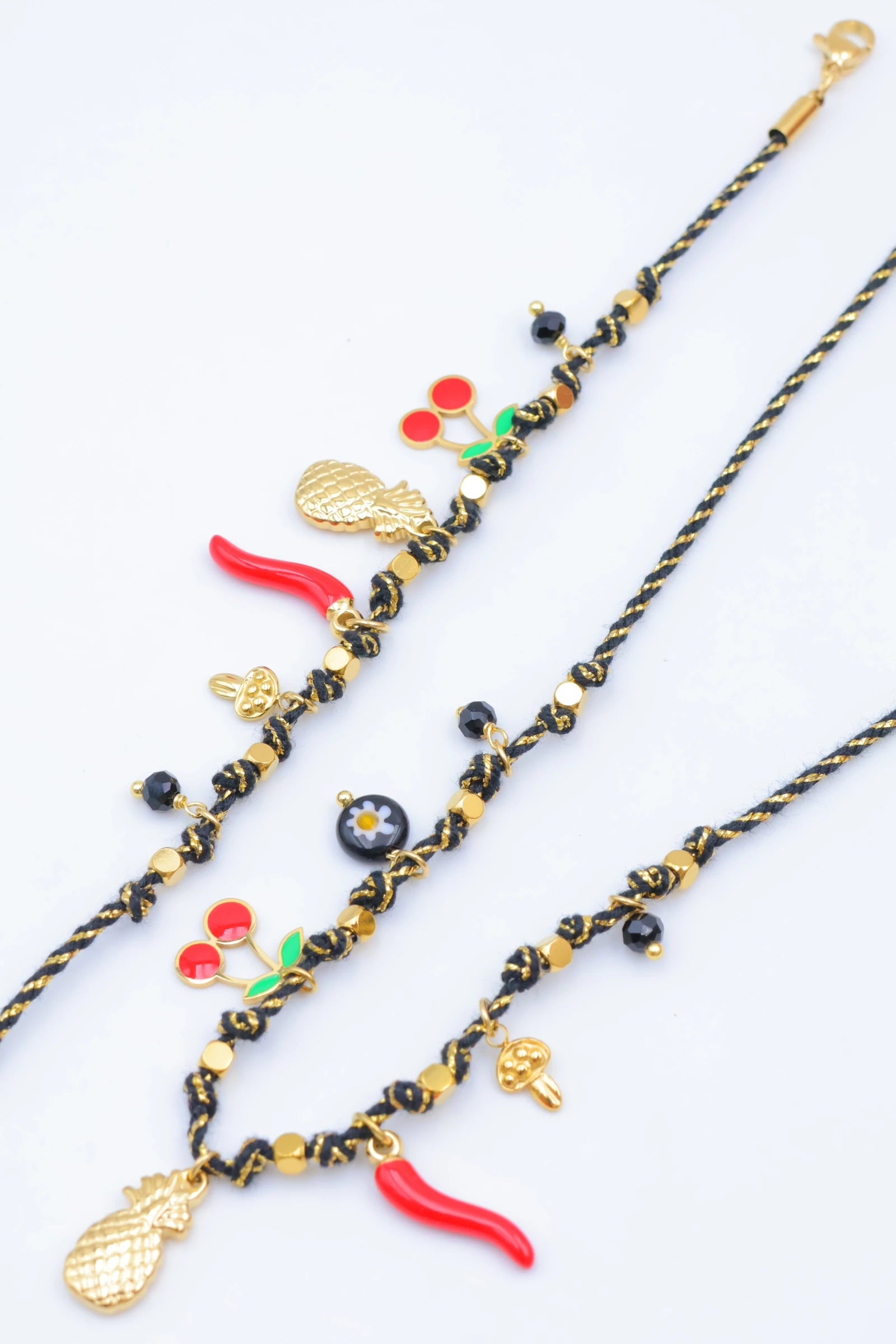 Parure de bijoux en acier inoxydable - NOIR