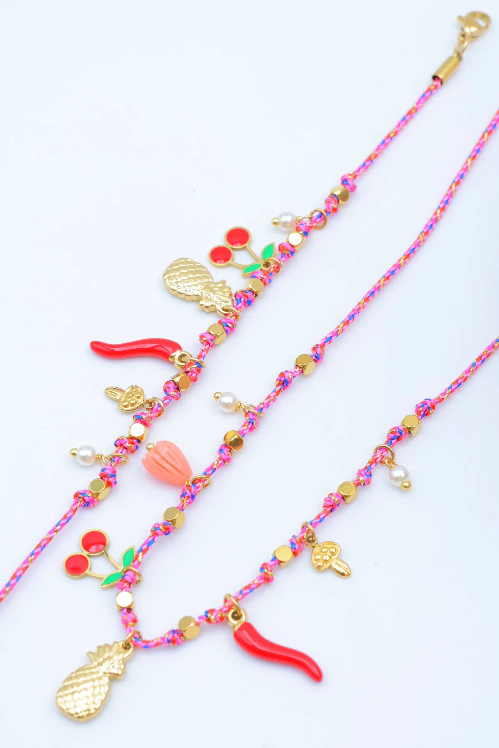 Parure de bijoux en acier inoxydable - ROSE