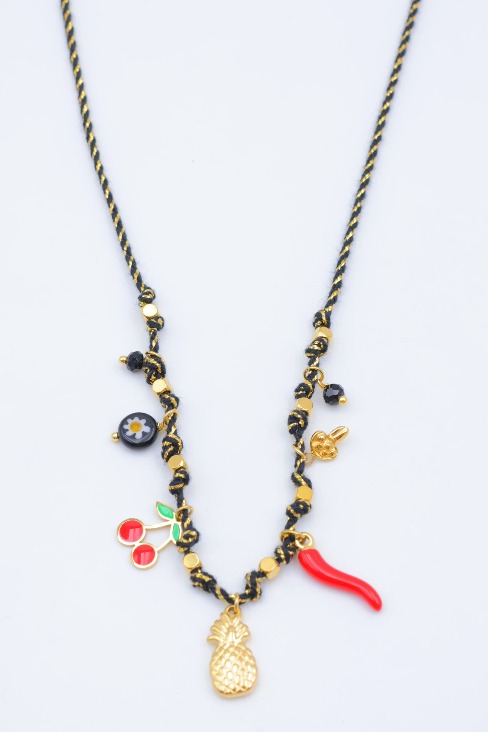 Collier en acier inoxydable - NOIR