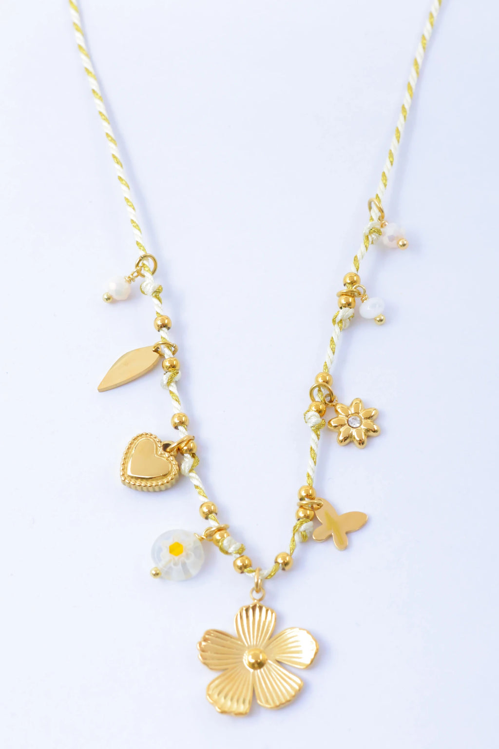 Collier en acier inoxydable - BLANC