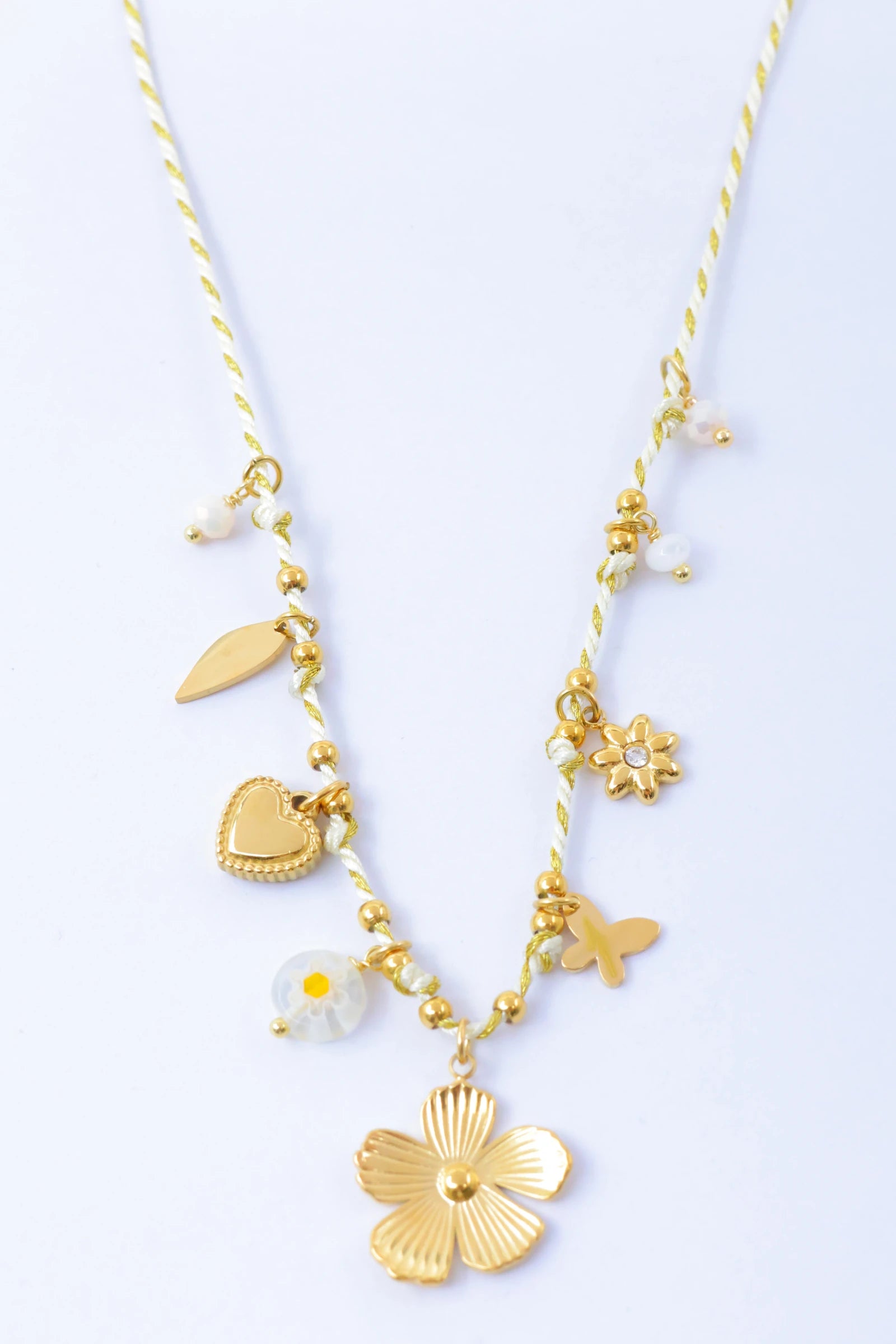 Collier en acier inoxydable - BLANC