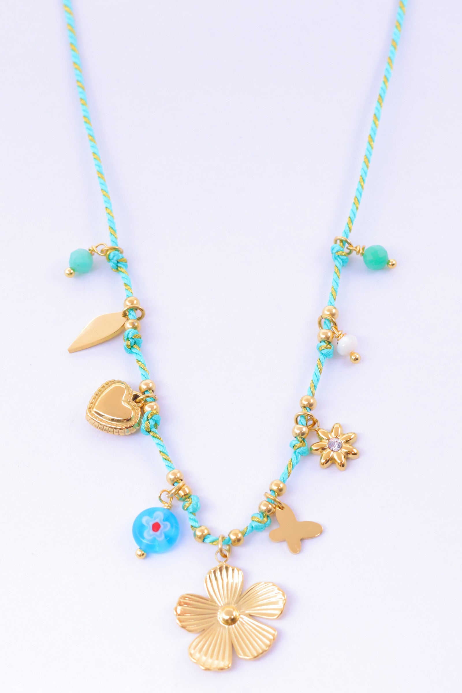 Collier en acier inoxydable - BLEU