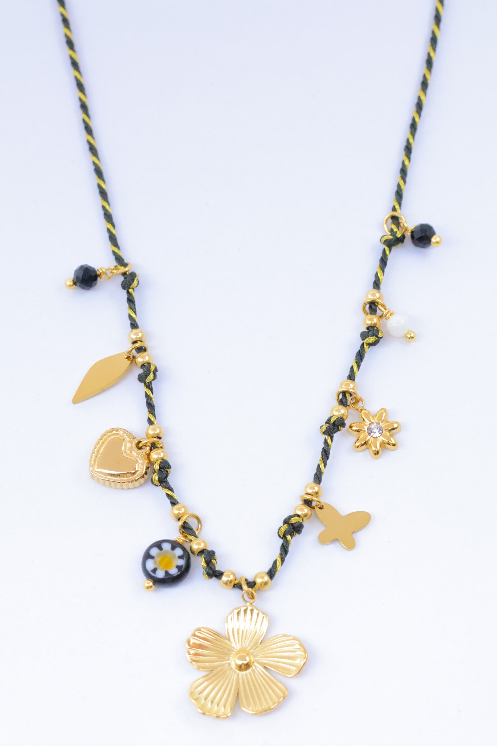 Collier en acier inoxydable - NOIR