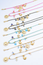 Parure de bijoux en acier inoxydable - BLANC
