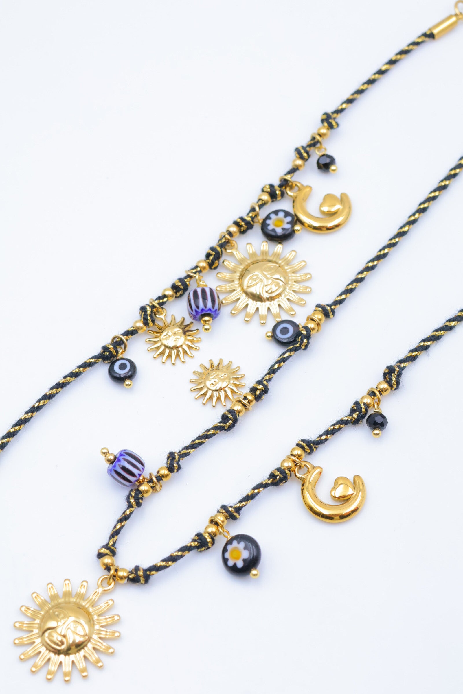 Parure de bijoux en acier inoxydable - NOIR